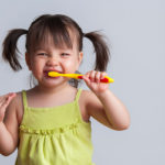 get your kids to brush